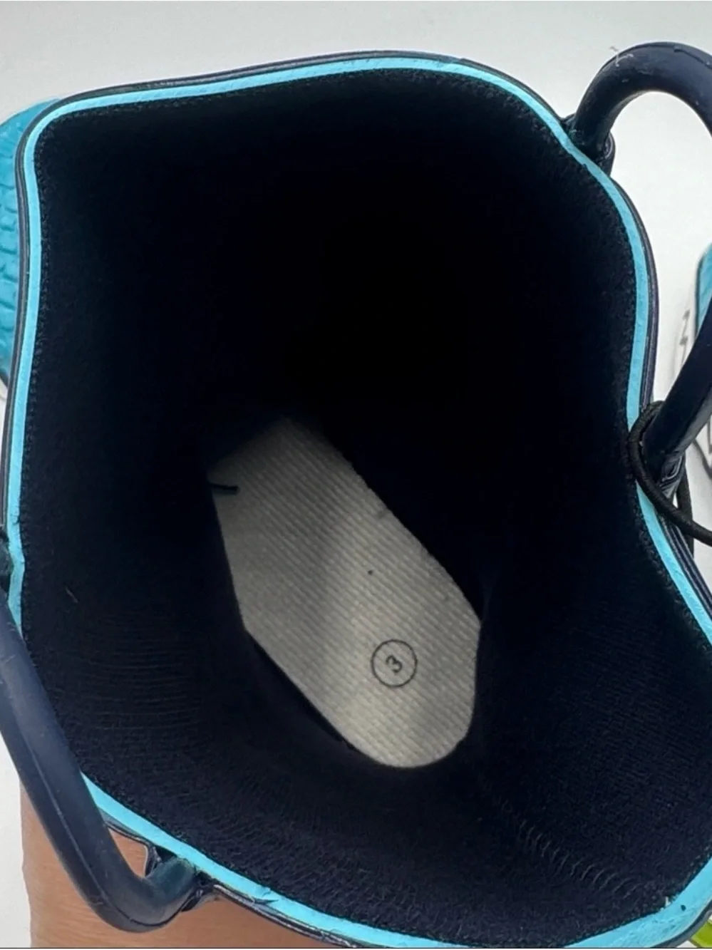 Kids Blue Monster Rain Boots with Playful Polka Dot Design